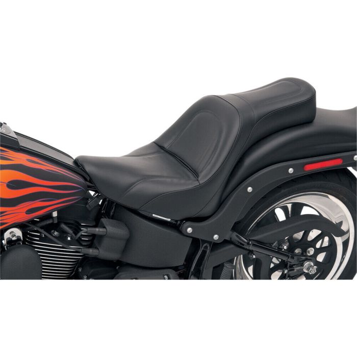 Saddlemen King 2-Up Seat - FLSTF 07-17 (Black) 806-12-052