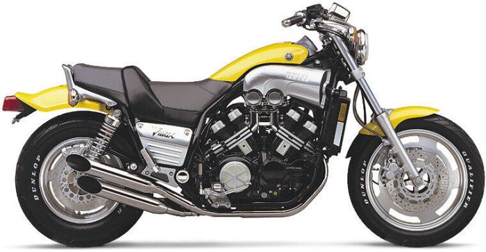 Глушитель Slash-Cut Mufflers Chrome для VMAX 85-08