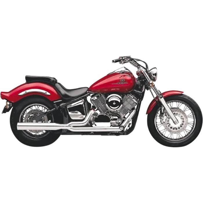 Глушитель Power Pro HP 2:1 Exhaust Chrome для VStar 1100