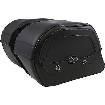 Saddldmen 3501-0308 Cruisn Slant Saddlebags Jumbo for Motorcycle Use